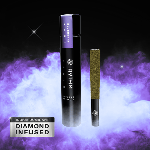 Remix(Infused preroll) 1g - Blueberry Kush