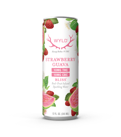Wyld | D-9 Sparkling Water - Strawberry Guava