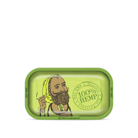 Zig-Zag Green Rolling Tray