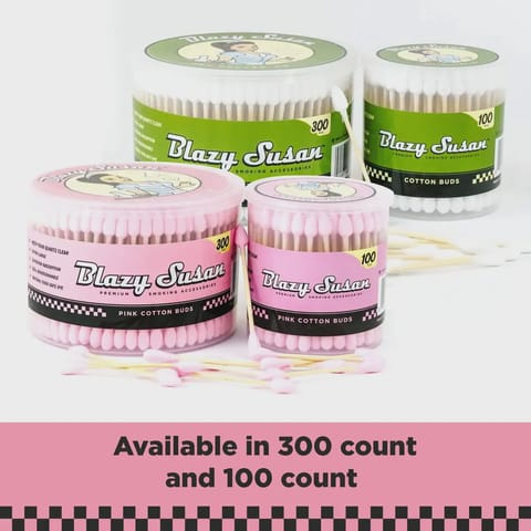 Blazy Susan - Pink Cotton Buds 100ct