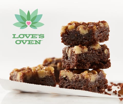 : Love's Oven-Edible-10 Pack-Brownies-Turtle Indica