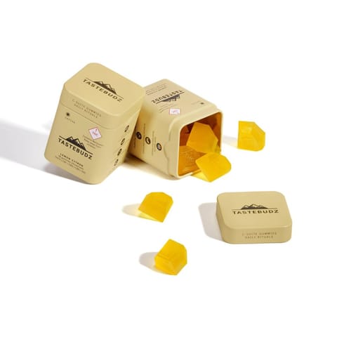 Tastebudz Rosin Gummies | Lemon Citron 40mg Rec