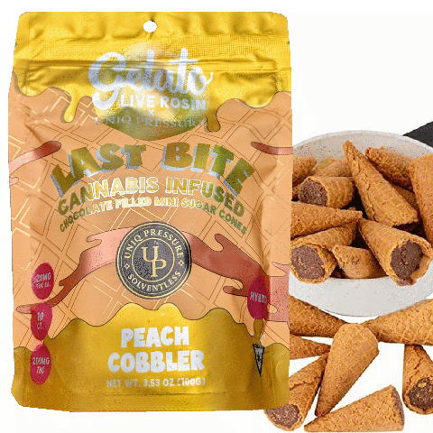 Hash Rosin Mini Cones - Last Bite - Peach Cobbler - Hybrid