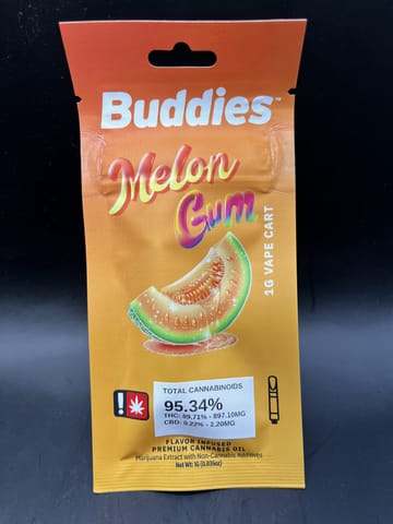 Buddies | Melon Gum Botanical Distillate Cartridge | 1g