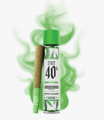 Stiiizy 40'S - Sour Diesel | 1G Infused Pre-Roll