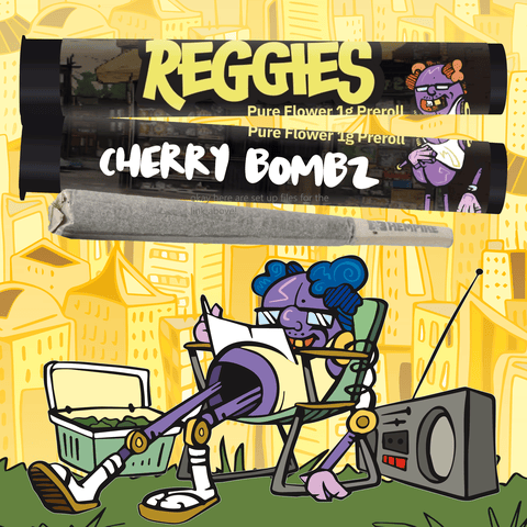 Reggie's 1g Preroll - Cherry Bombz