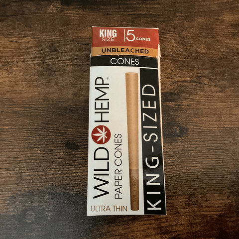 Wild Hemp Ultra Thin Unbleached Cones 5 Pack