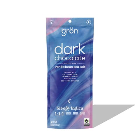 Gron | Large Dark Chocolate Sleep Bar | Edible | 100mg