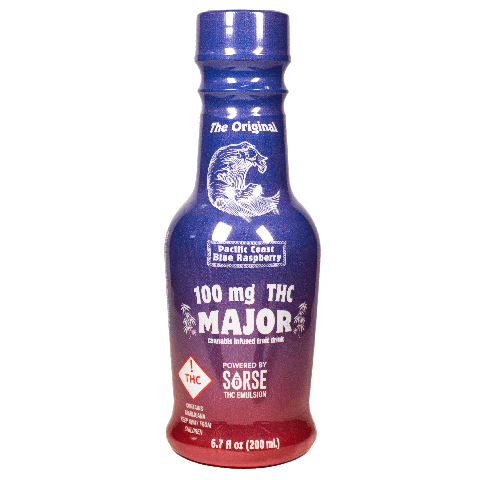 Major Bottle Pacific Coast Blue Raspberry 100mg