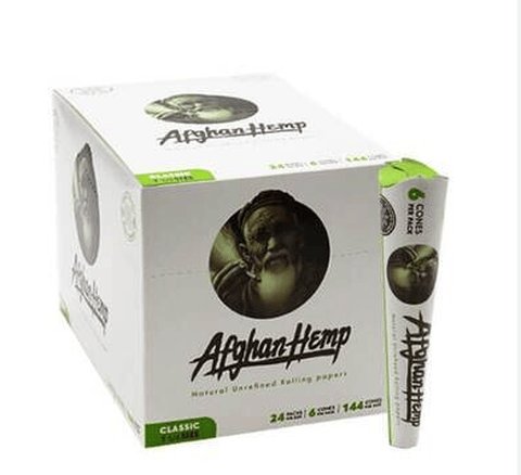 classic 1/4 Afghan Hemp Cones 6PK