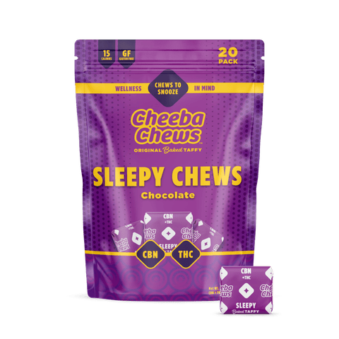 Cheeba Chews Wax Wrap | Chocolate Sleepy CBN 500mg Med