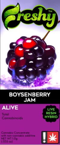 Freshy | Boysenberry Jam | 1G | Flavored Live Resin | Cartridge