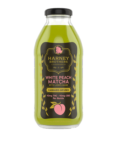 Harney Brothers | White Peach Matcha w/ Lion's Mane | Beverage [16oz]
