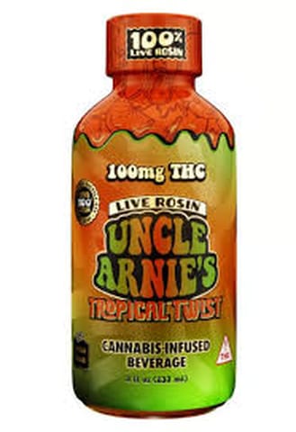 Uncle Arnies | Tropical Twist | 100mg Live Resin Infused Beverage