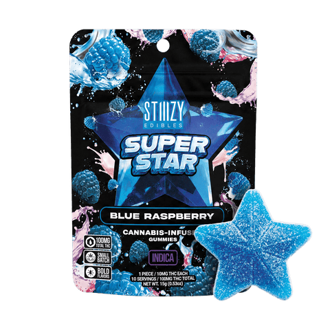 STIIIZY - Star Gummy - Blue Raspberry - 100mg