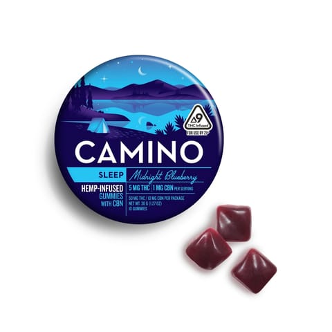 Midnight Blueberry Gummies - 5mg THC 1mg CBN - 10ct - Regular