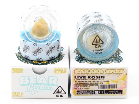 BEAR LABS - ROSIN BADDER - BANANA SPLIT TIER 1 - 1G