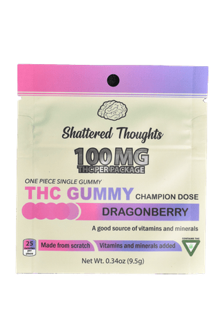 SHATTERED THOUGHTS | DRAGONBERRY | GUMMY | 100MG