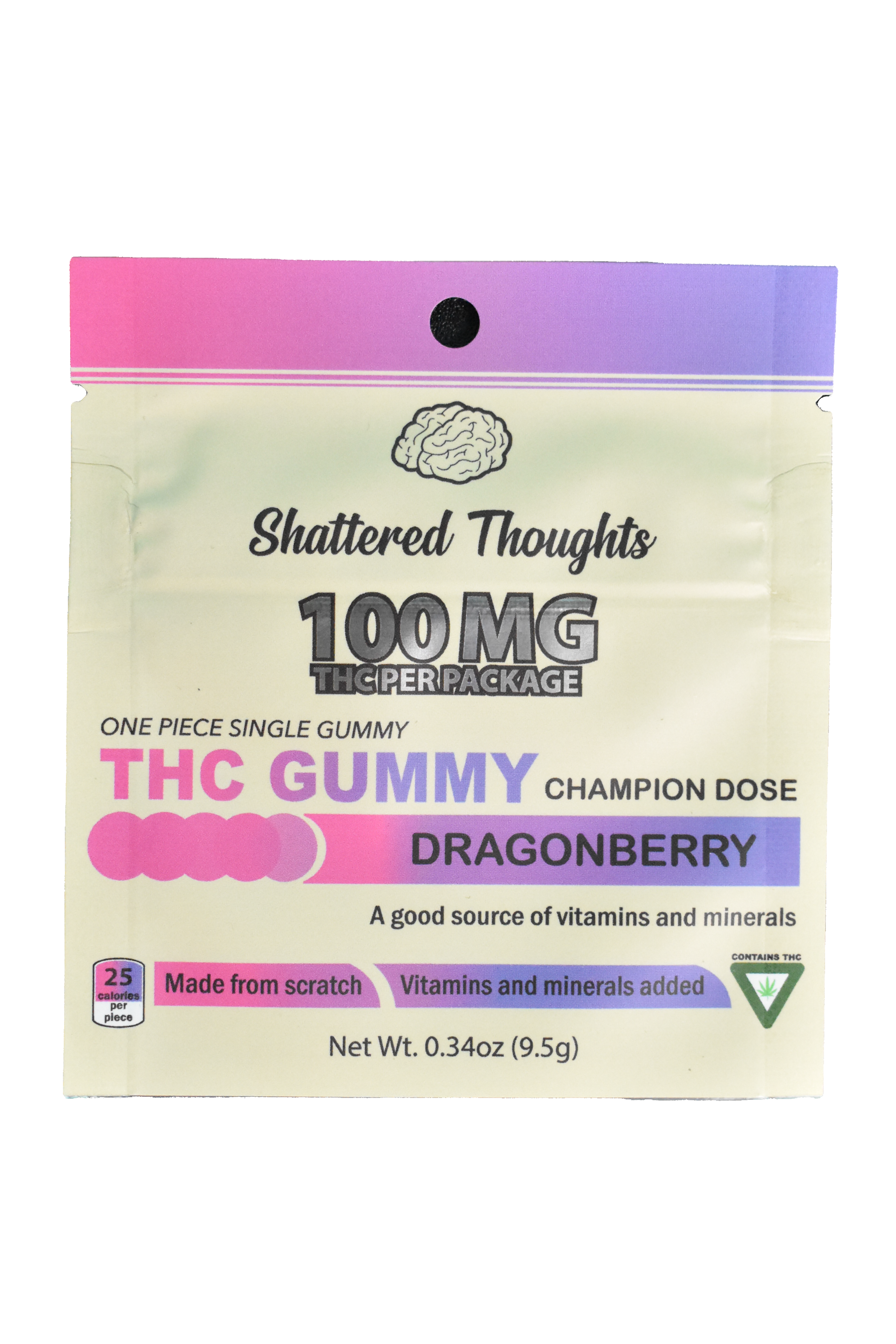 SHATTERED THOUGHTS | DRAGONBERRY | GUMMY | 100MG