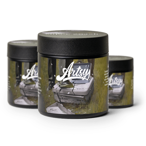 Artsy Cannabis Eighth Jars | Super Zmash 3.5g Med - | Artsy Cannabis Eighth Jars
