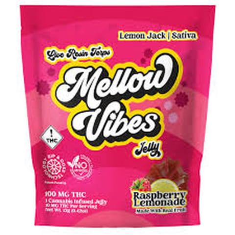 Raspberry Lemonade 100MG Jelly (Mellow Vibes)