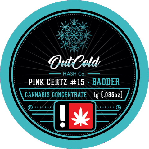 Pink Certz OUT COLD 1g Rosin (BNK)