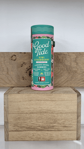 Good Tide | 100mg | Kiwi Strawberry 1:1:1 (Hybrid) THC:CBD:CBG Gummies 10pk