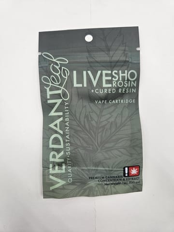Verdant Leaf | Swiss Fruit (I) | 1g Live Rosin/Cured Resin Cartridge