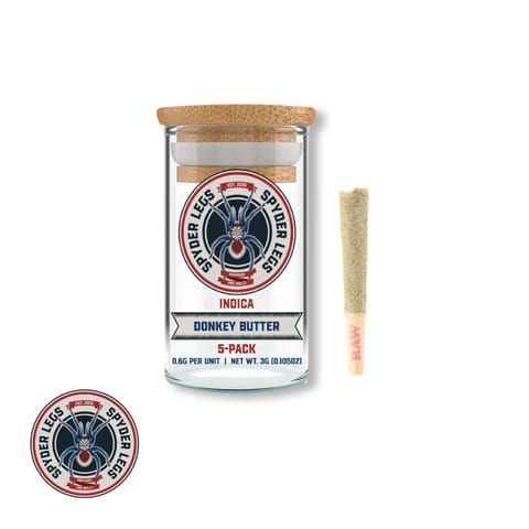 Spyder Legs Infused 3G 5pk - Donkey Butter