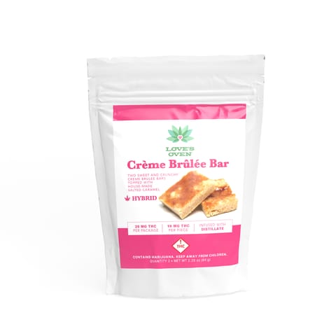 Love's Oven Crème Brûlée Bar 100mg