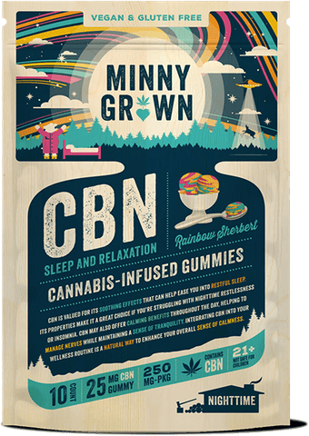 Rainbow Sherbet | CBN | 25mg | 10ct