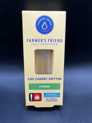 Farmer's Friend Extracts | Cherry Fritter CBG-rich Cartridge | 1g