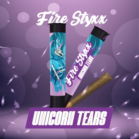 (MED) Fire Styxx Infused Pre-Roll 1g - Unicorn Tears
