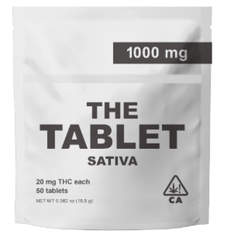 The Tablet | 1000mg Sativa (S) | 20mg x 50 Tablets