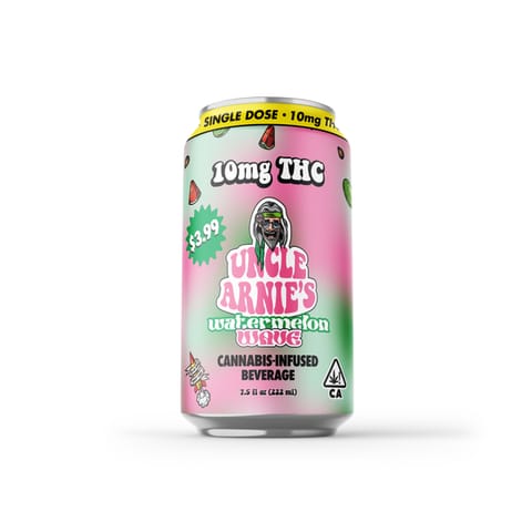 KB - UNCLE ARNIES - THC BEVERAGE - WATERMELON WAVE - 10MG