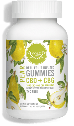 Pear 800MG 2:1 HEMP Gummys (Wyld)