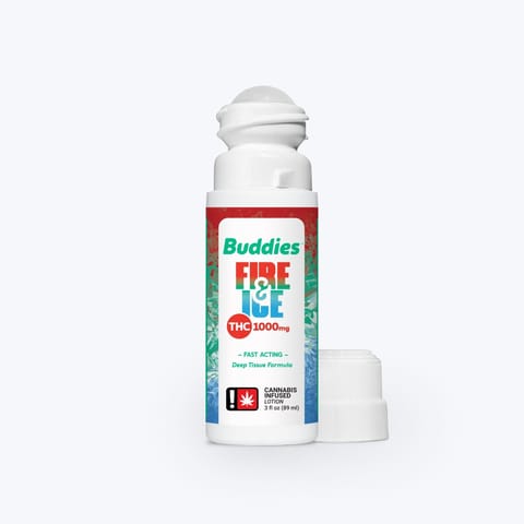 Fire & Ice Lotion 1000mg 3oz (Buddies)