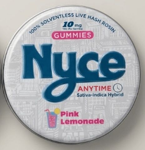 NYCE | Pink Lemonade | Edibles | 100mg | 10 Pack
