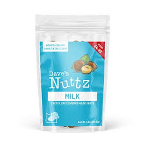 Milk Chocolate Covered Hazelnuts (Dave's Nuttz)