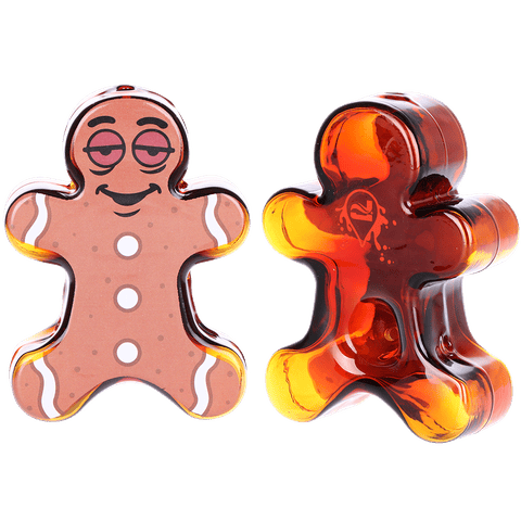 Pulsar Dazed and Delicious Ginger Bread Man Glass Hand Pipe 4.75"