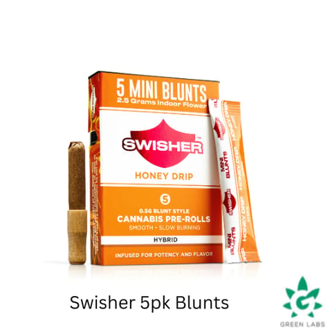 (REC) Swisher Mini Infused Blunts 5pk - Honey Drip