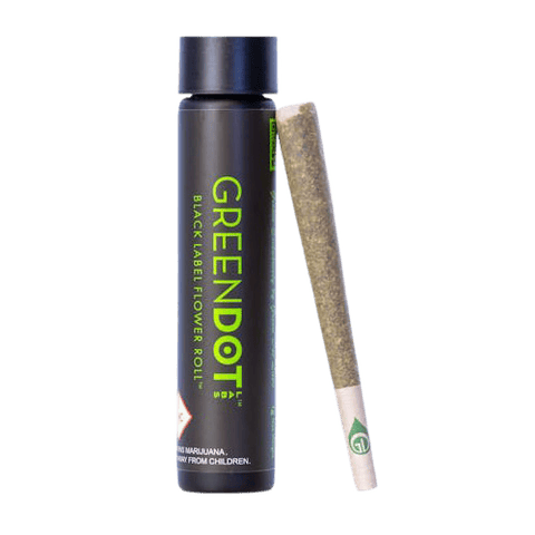 Green Dot Black Label Preroll | Belgium Blu 1g Rec - | Preroll