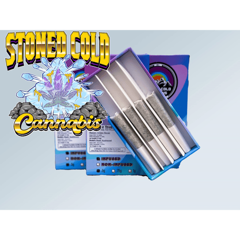 Katsu Bubba Kush/White Gold (0.5g) CO2 Infused 4pk by Stoned Cold Cannabis