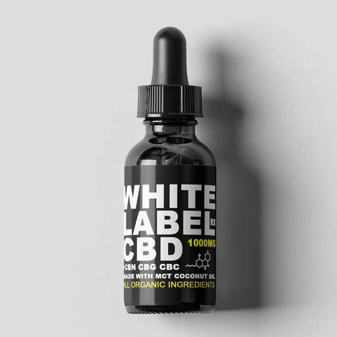 White Label (1000mg) CBD Tincture by Source CBD