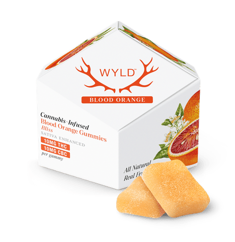 Wyld | 100mg Gummies - Blood Orange 1:1 THC/CBC