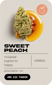 Sweet Peach 4g Distillate All-in-One Vape by Oil by Craft | Golden Rookie