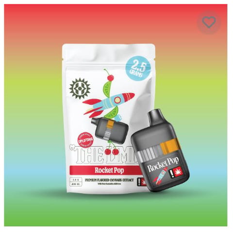 Rocket Pop 2.5G Flavored Distillate Disposable (Higher Cultures)