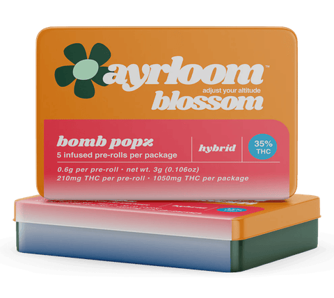 Ayrloom - Pre Roll .6g 5pk - Bomb Popz