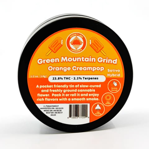 Orange Cream Pop, 14g. Preground