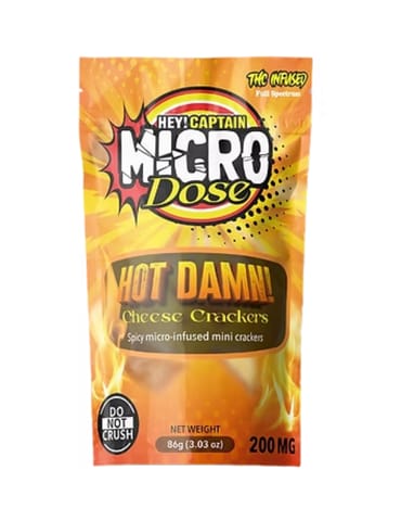 Snap Cheese Crackers - Hey Captain - Edibles - Hybrid - 200mg